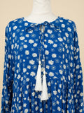 Blue Daisy Crinkle